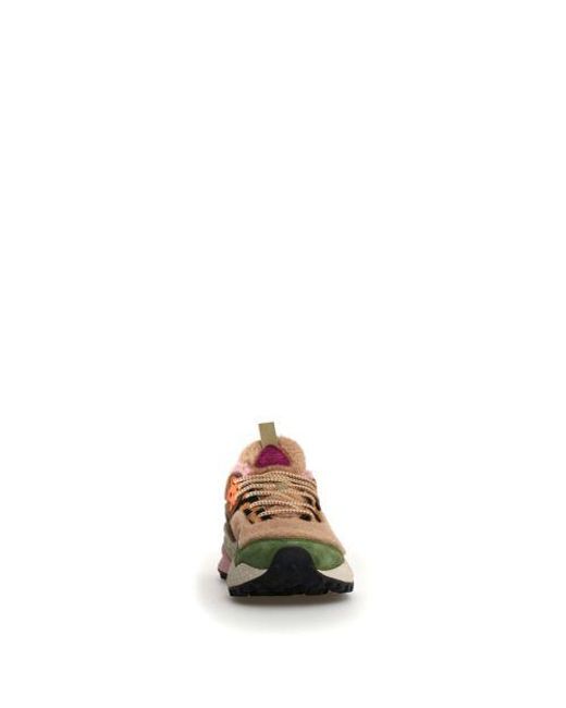 Flower Mountain Brown Khaki Multi Kotetsu Trainer