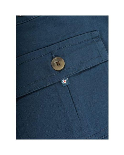 Lambretta Blue Cargo Short for men