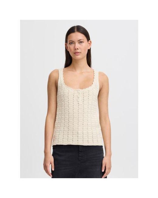 Ichi Natural Sandshell Dotties Top