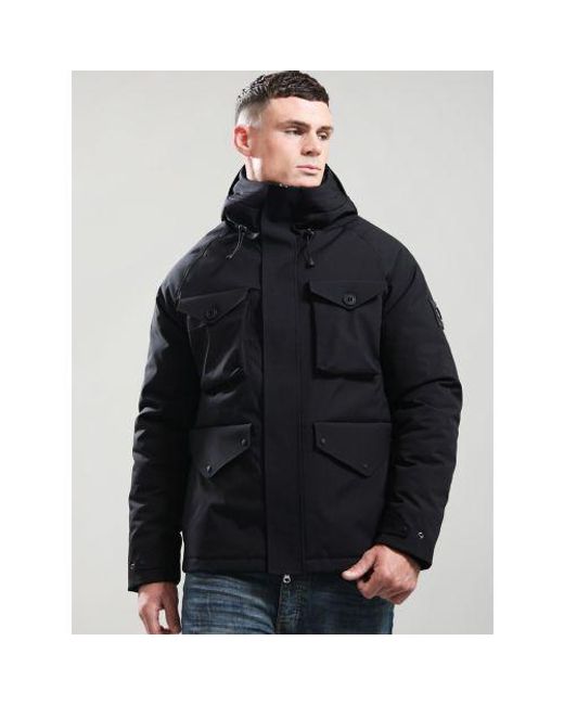 Marshall Artist Blue Seaforth Parka for men