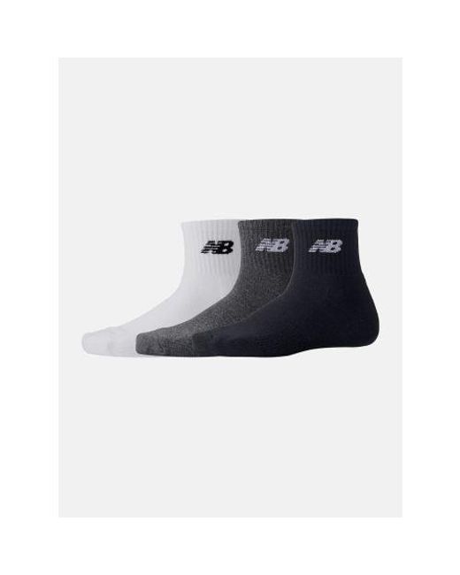 New Balance Blue 3-Pack Everyday Ankle Sock for men