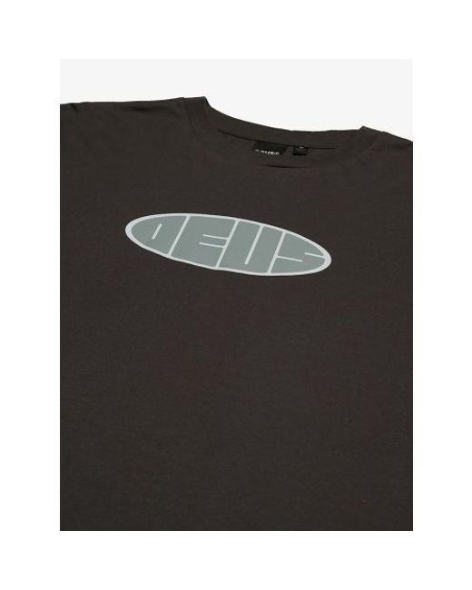 Deus Ex Machina Black Anthracite Eclipse Long Sleeve T-Shirt for men