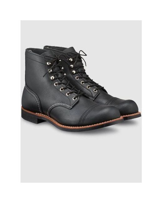 Red Wing Black Wing Harness Iron Ranger Boot for men