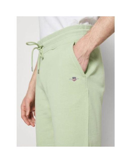 Gant Green Milky Matcha Regular Fit Shield Logo Sweat Short for men