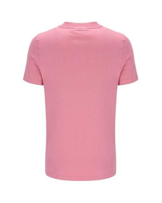 Sergio Tacchini Pink Wild Rose Felton T-Shirt for men