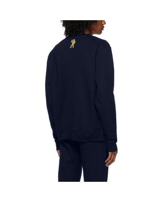 BBCICECREAM Blue Small Arch Logo Crew Neck Sweatshirt for men