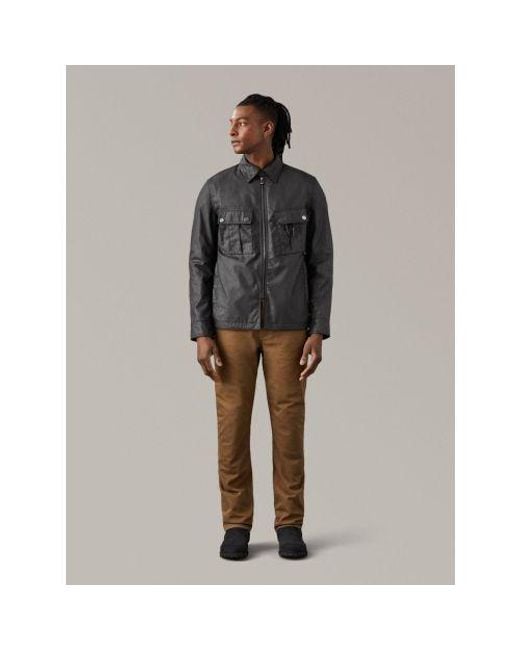 Belstaff Brown Centenary Challenger Motorcycle Overshirt for men