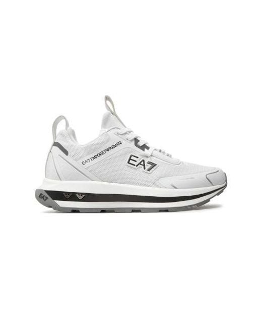 EA7 White Griffin Highrise Altura Trainer for men