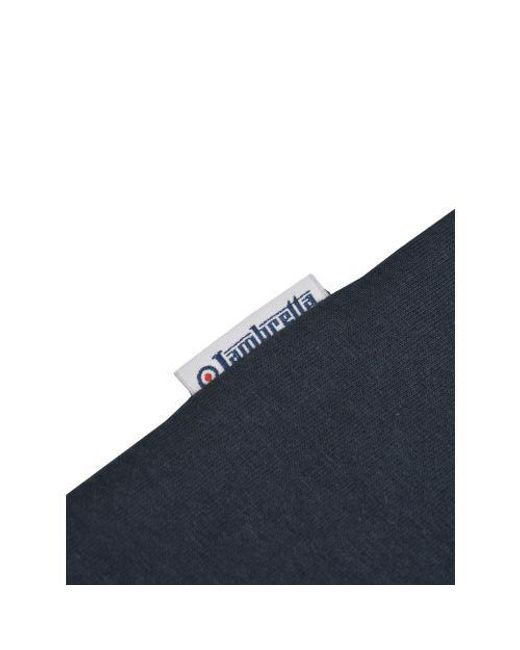 Lambretta Blue Brand Logo T-Shirt for men