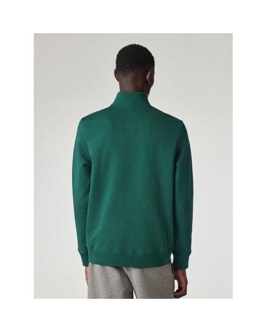 Paul Smith Green Dark Zebra Half Zip Sweatshirt for men