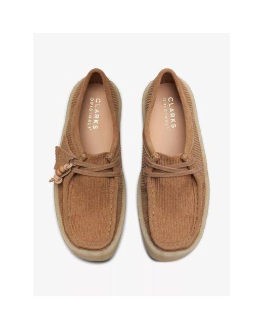 Clarks Natural Tan Wallabee Cup Shoe