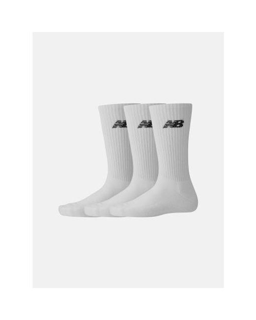 New Balance Gray 3-Pack Everyday Crew Sock for men