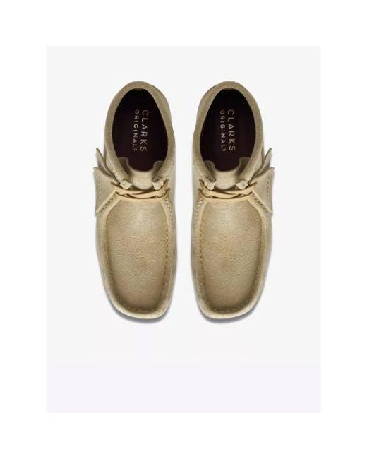 Clarks Natural Maple Wallabee Boot