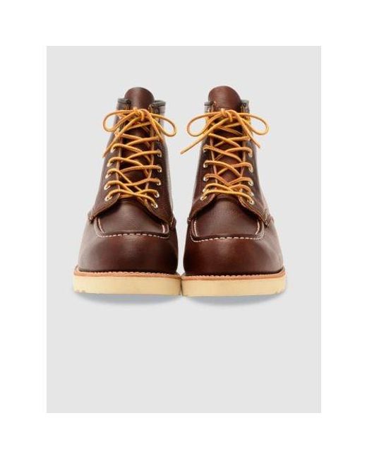 Red Wing Brown Wing Briar Oil Moc Toe Boot for men