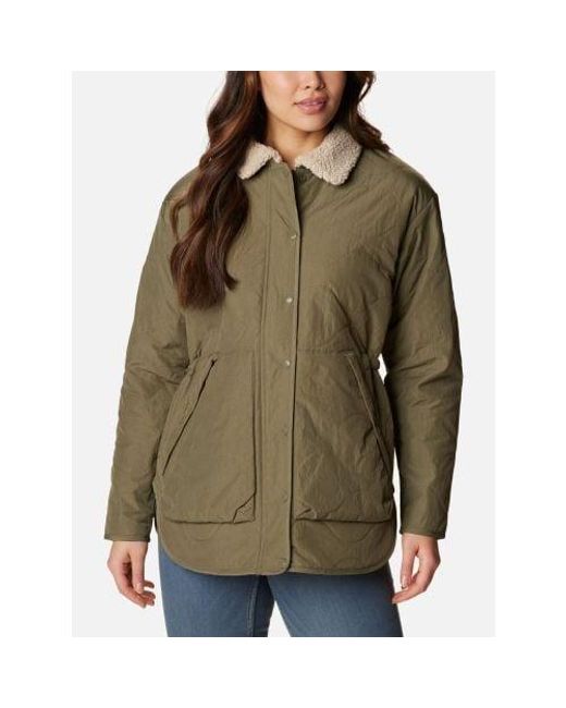 Columbia Green Stone Birchwood Quilted Jacket