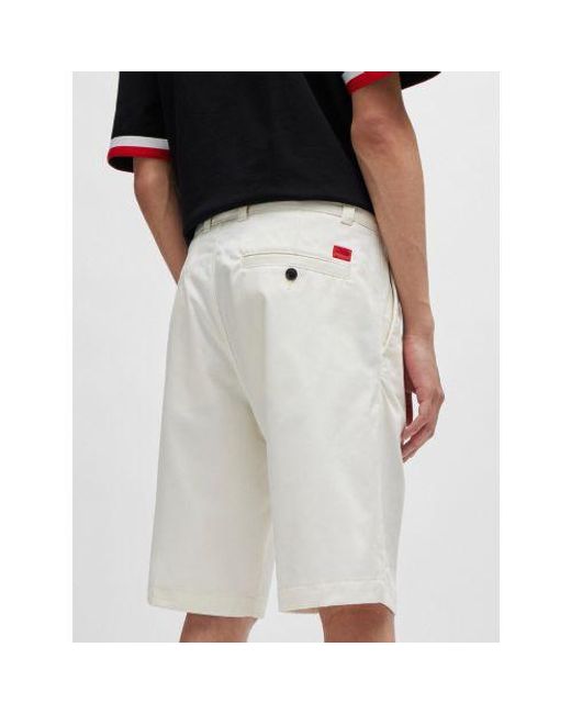 HUGO Black Open Darik241 Regular Slim Leg Short for men