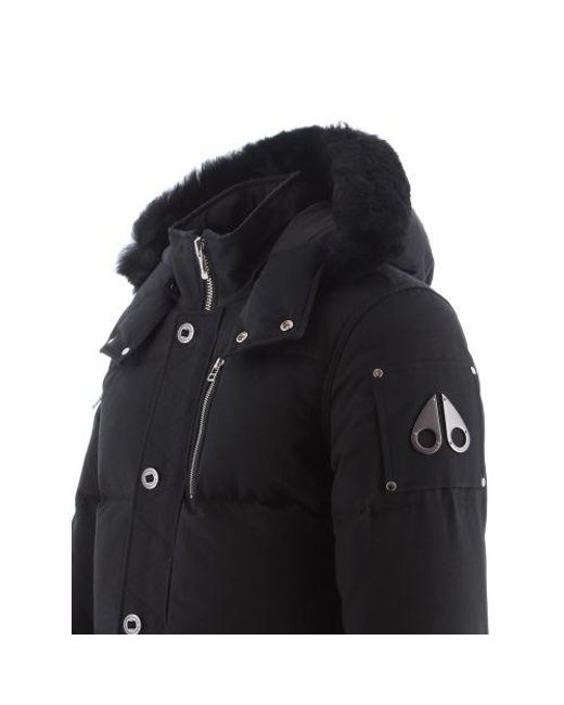 Moose Knuckles Black Original 3Q Neoshear Jacket for men