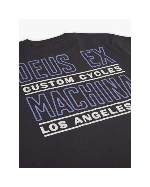 Deus Ex Machina Black Anthracite Beam T-Shirt for men
