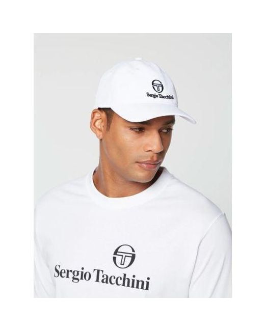 Sergio Tacchini White Gilberto Cap for men