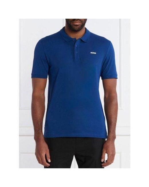 HUGO Blue Medium Donos222 Polo Shirt for men
