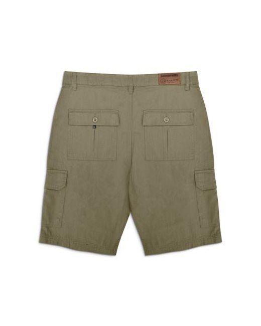 Lambretta Green Khaki Cargo Short for men