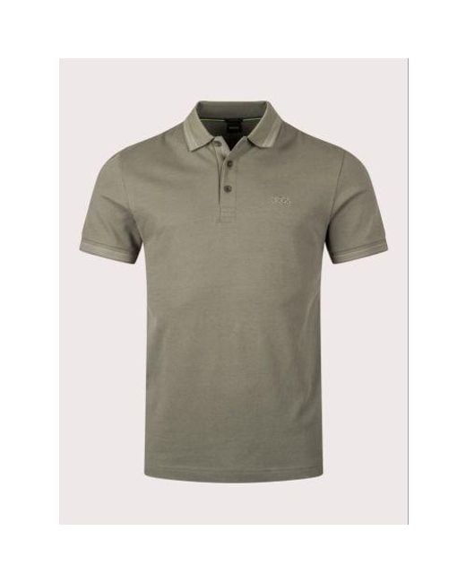 Boss Green Dark Paddy Short Sleeve Polo Shirt for men