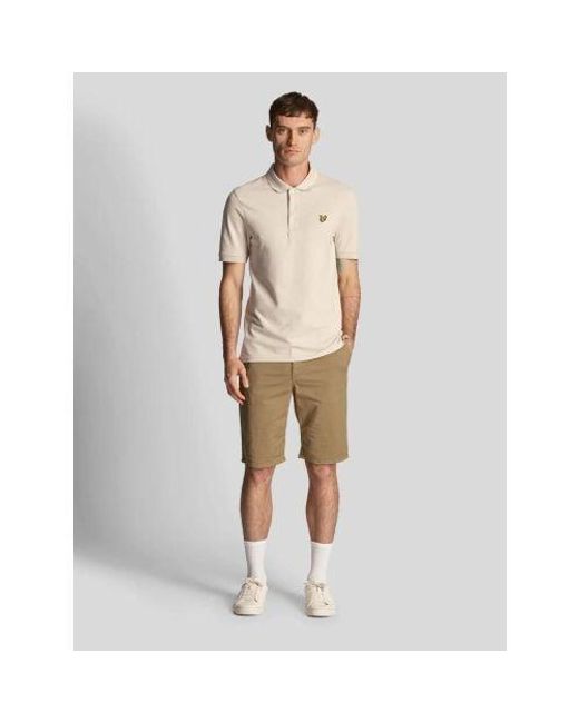 Lyle & Scott Natural Sand Anfield Chino Short for men