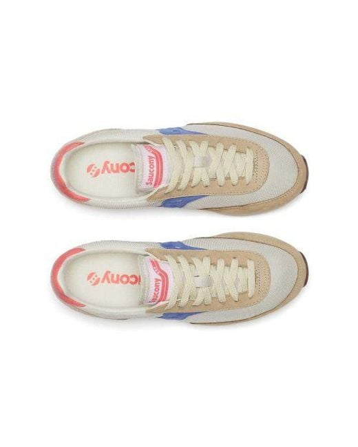 Saucony White Cream Trainer 80 Trainer