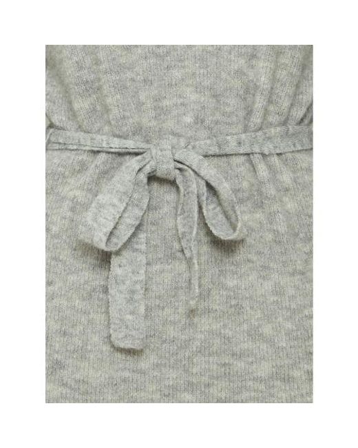 Ichi Gray Melange Ihlamora Dress