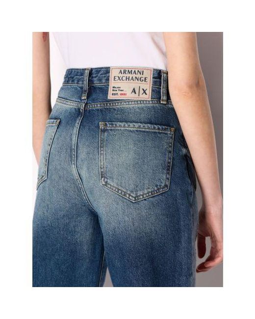 Armani Exchange Blue 5 Pocket Jeans