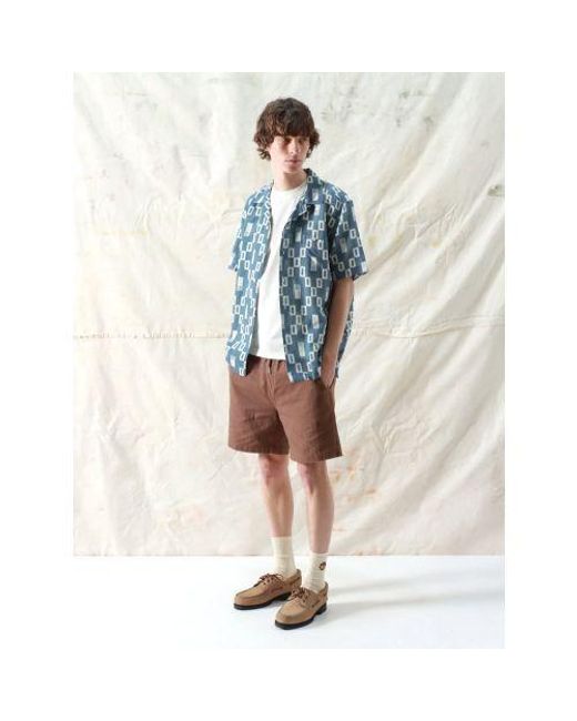 Far Afield Blue Selleck Shirt for men