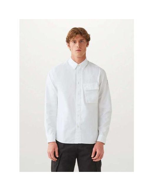 Belstaff White Scale Shirt for men