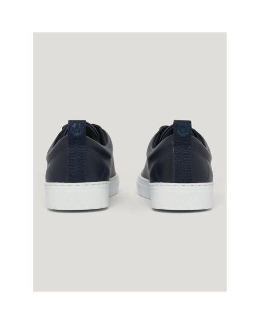 Belstaff Blue Dark Ink Walton Trainer for men