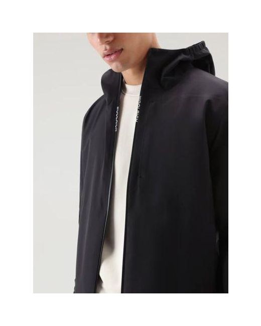 Woolrich Black Pacific Two Layers Jacket for men