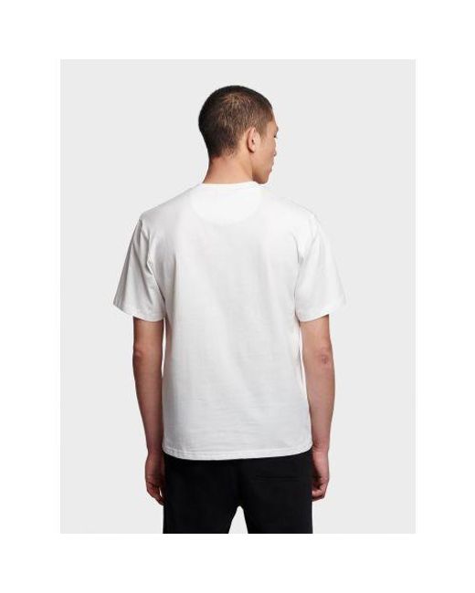 Penfield White Bright Original Logo T-Shirt for men
