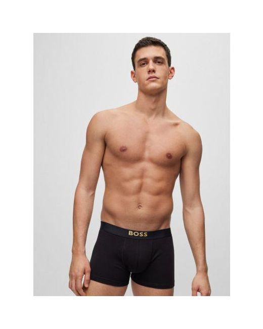 Boss Black T-Shirt & Trunk Gift Set for men