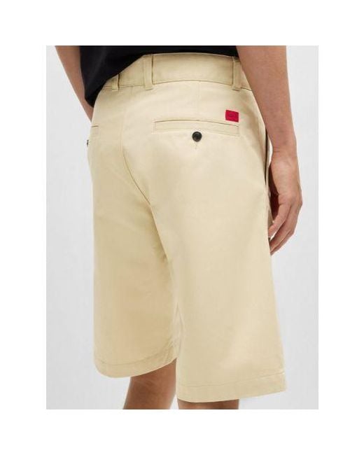 HUGO Natural Open Darik241 Regular Slim Leg Short for men