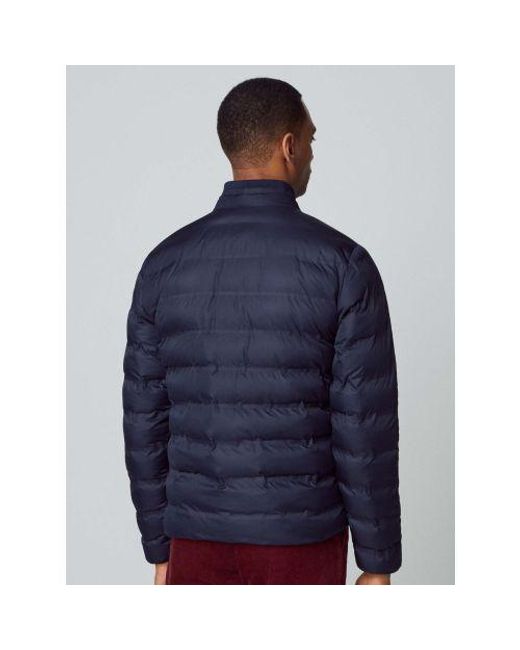 Hackett Blue Lightweight Moto Jacket for men