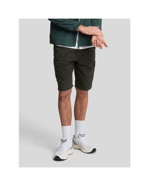 Lyle & Scott Green Cargo Short for men