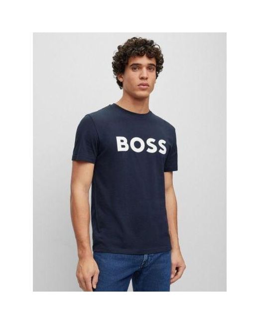 Boss Blue Dark Thinking 1 T-Shirt for men