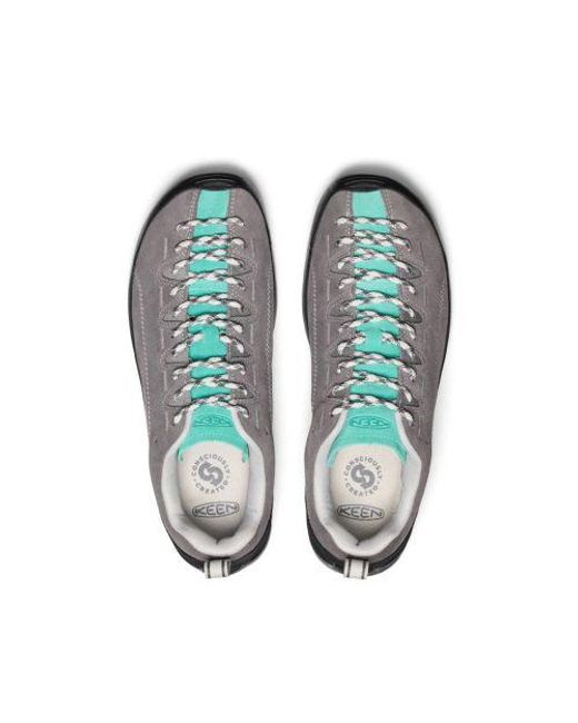Keen Black Steel Bright Aqua Jasper Trainer for men