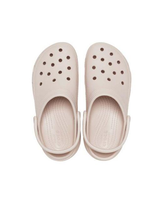 CROCSTM White Quartz Classic Platform Clog