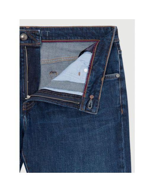 Hackett Blue Denim Vintage Wash Jean for men