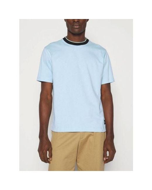 Paul Smith Blue Light Regular Fit Short Sleeve T-Shirt for men