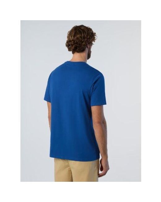 North Sails Blue Surf Comfort Fit T-Shirt for men