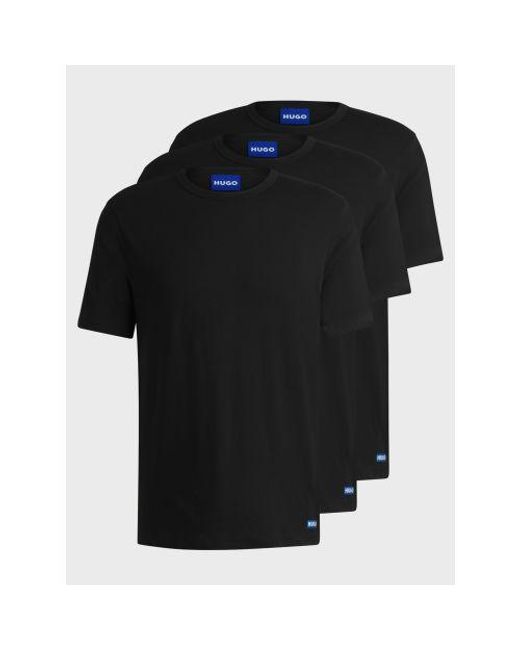 HUGO Black 3-Pack Blue3 T-Shirt for men