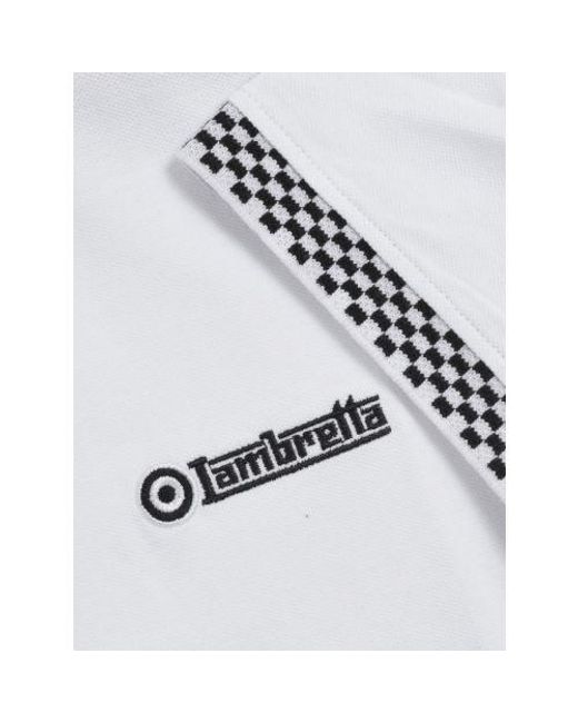Lambretta Gray Two Tone Ringer T-Shirt for men