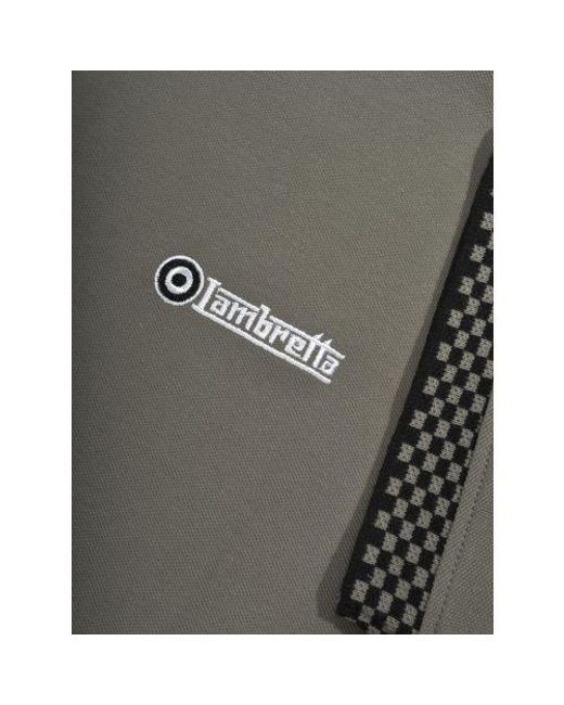 Lambretta Gray Steel Two Tone Polo Shirt for men