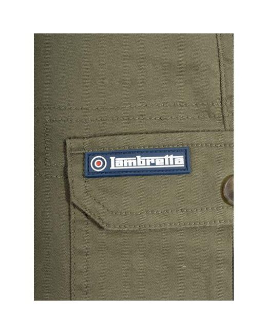 Lambretta Green Khaki Cargo Short for men