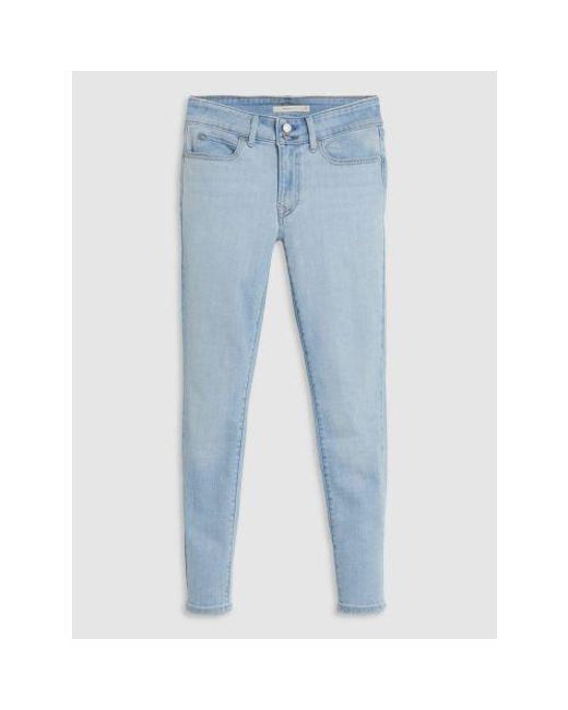 Levi's Blue Soho Azure Mood 711 Double Button Jean
